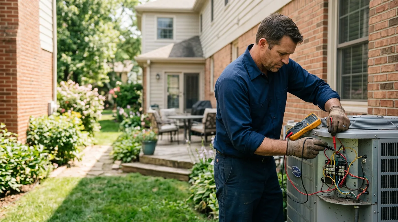 HVAC technician working near Touchet, WA